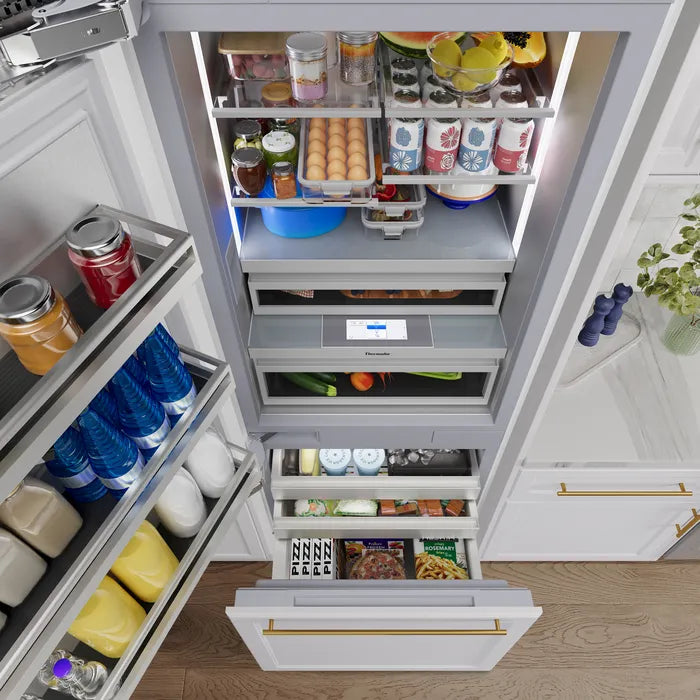 Thermador 30" Built-in Bottom Freezer 2-Drawer Panel-Ready Custom Handle