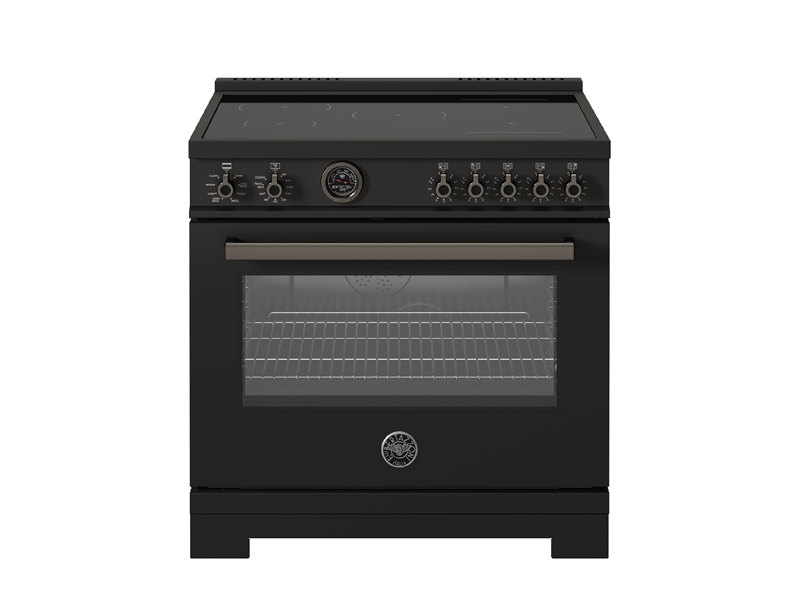 Bertazzoni 36" Professional Series Range Electric Self Clean Oven 5 Induction Heat Zones