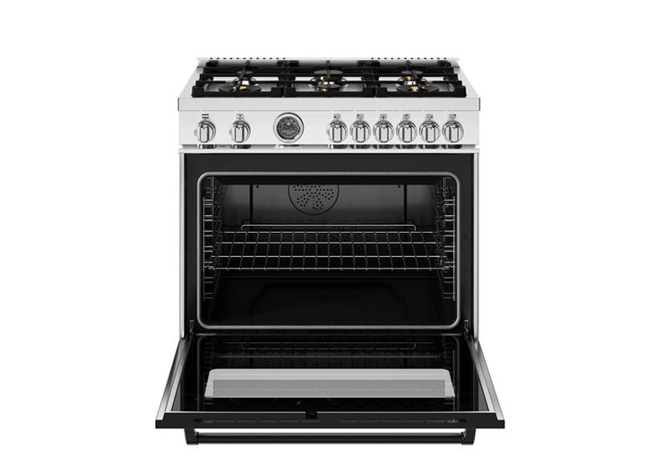 Bertazzoni 36" Master Series Range 6 Brass Burners