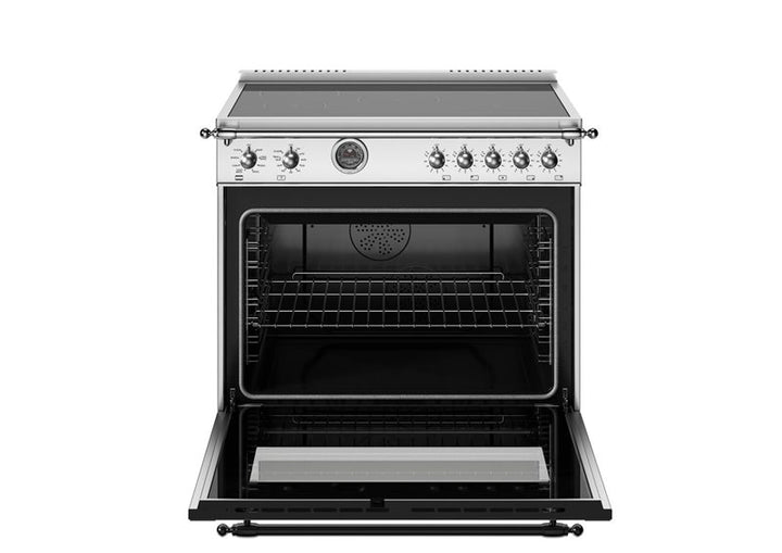 Bertazzoni 36" Heritage Series Range Electric Self Clean Oven 5 Induction Heat Zones And Griddle