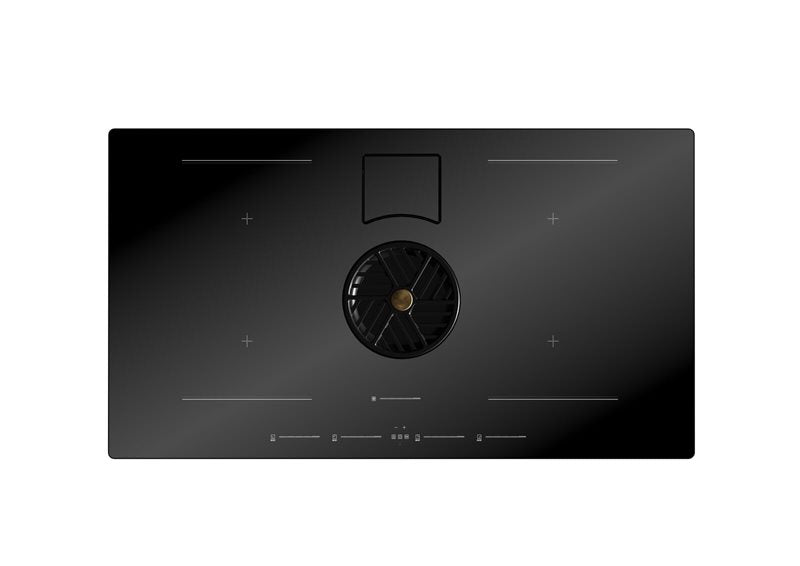 Bertazzoni 36" Induction XT Down Draft Cooktop 4 cooking zones center ventilation