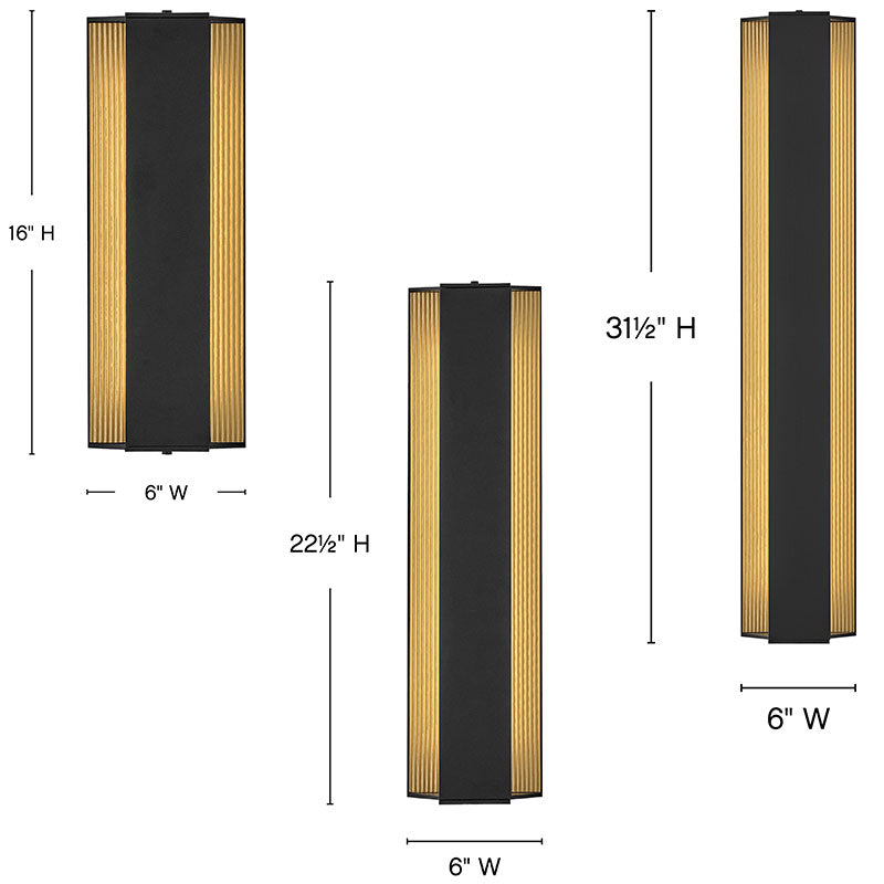 Hinkley Strata Outdoor Wall Light
