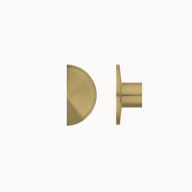 Designer Doorware Dished Niki Semi-Circle Single Cabinet Knob