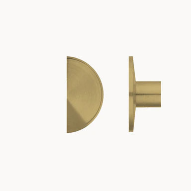 Designer Doorware Dished Niki Semi-Circle Single Cabinet Knob