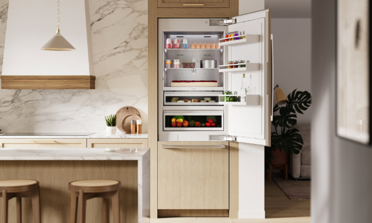 Bosch 30" Benchmark Built-In 2-Door Bottom Mount FridgeFreezer Combination