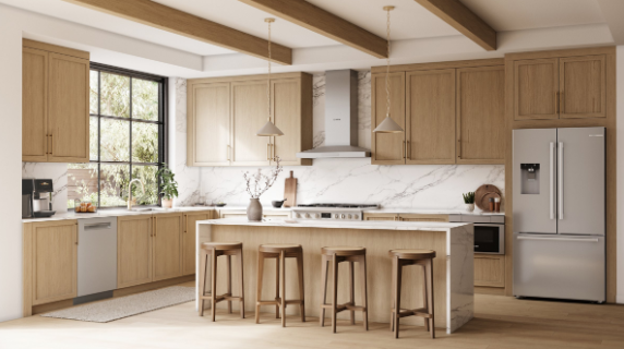 Bosch 36" 500 Series 3-Door Counter Depth