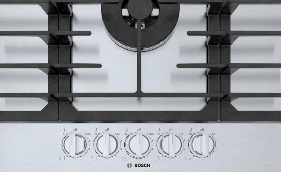 Bosch 36" Gas Cooktop 800 Series FlameSelect