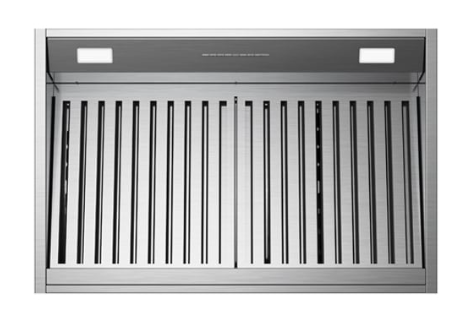 BlueStar Wrangler Wall Hood With Brushed Stainless Strapping And Rivets