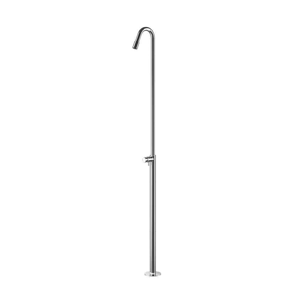 MGS Bagno Outdoor Stainless Steel Floor mount Thermostatic Shower