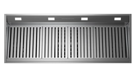 BlueStar Hampton Wall Hood With Brushed Stainless Strapping And Rivets