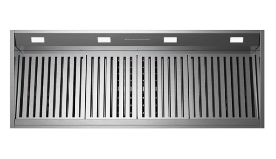 BlueStar Sahara Curved Sides Wall Hood With Brushed Stainless Strapping And Rivets