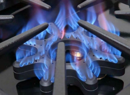 BlueStar Dual Fuel Range Burners With 12" Griddle