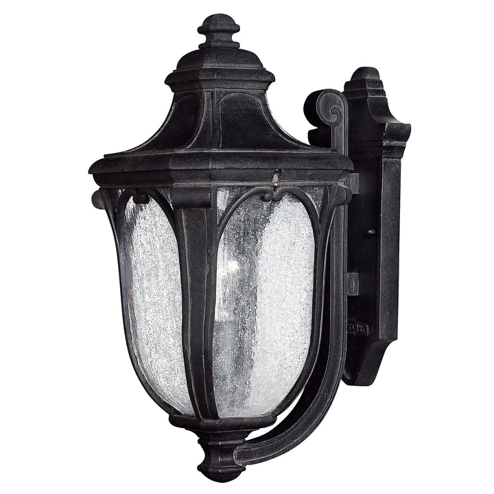 Hinkley Trafalgar Outdoor Wall Light in Museum Black