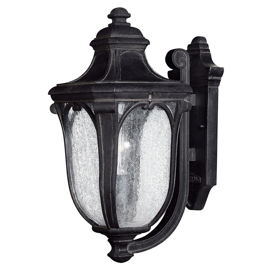 Hinkley Trafalgar Outdoor Wall Light in Museum Black