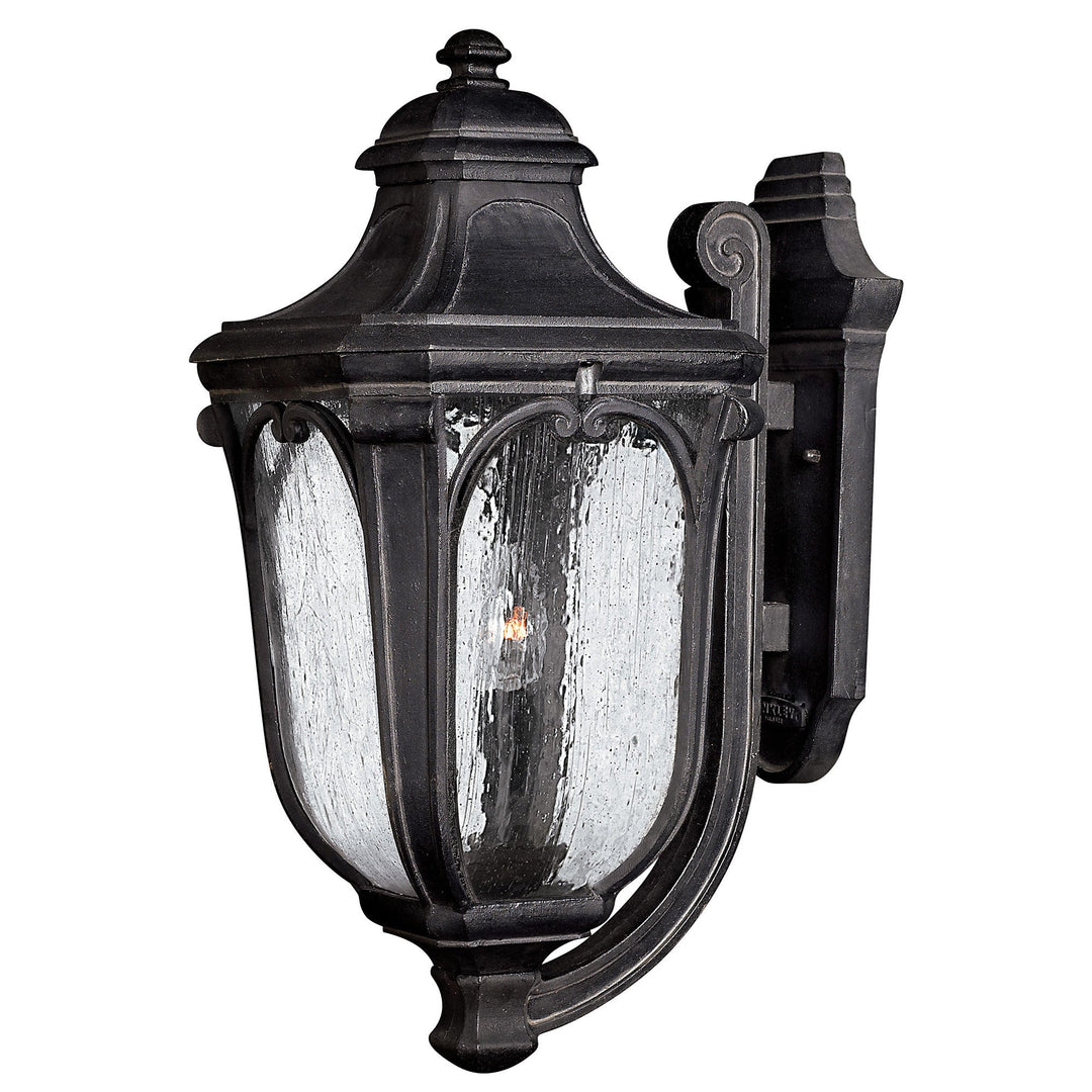 Hinkley Trafalgar Outdoor Wall Light in Museum Black (view 2)