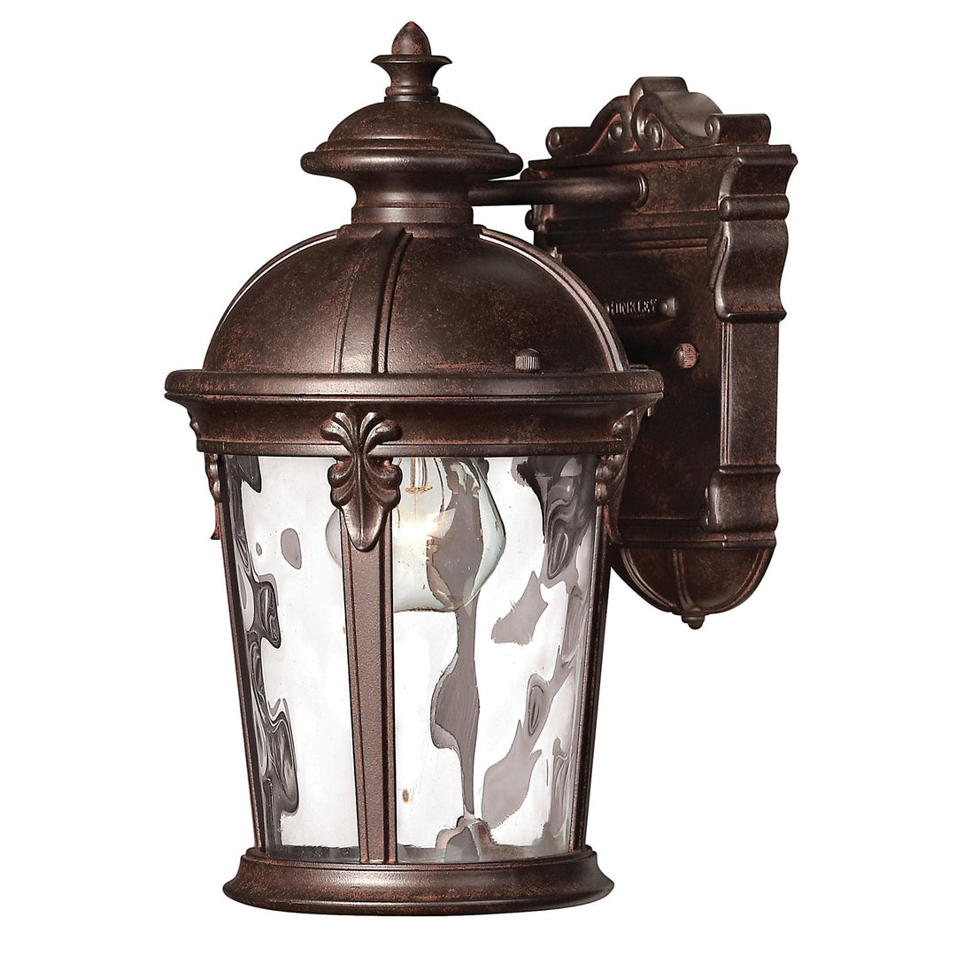 Hinkley Windsor Outdoor Lantern Wall Light in River Rock