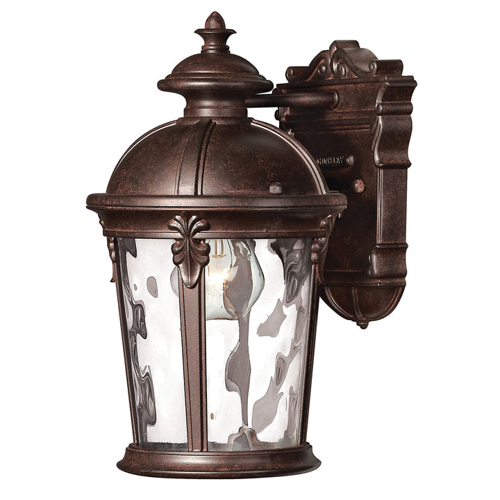Hinkley Windsor Outdoor Lantern Wall Light in River Rock