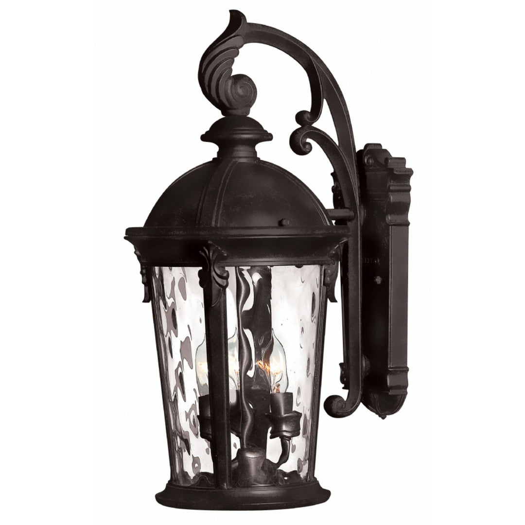 Hinkley Windsor Outdoor Lantern Wall Light in Black (view 3)