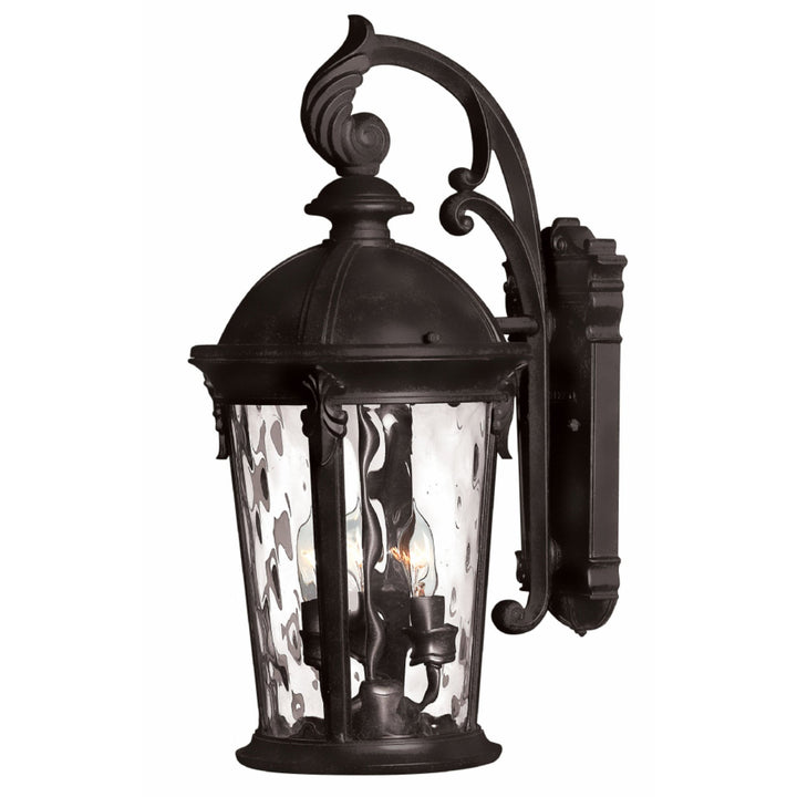 Hinkley Windsor Outdoor Lantern Wall Light in Black (view 3)