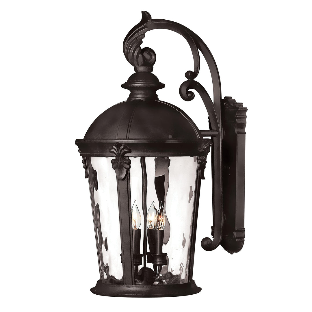 Hinkley Windsor Outdoor Lantern Wall Light in Black (view 2)
