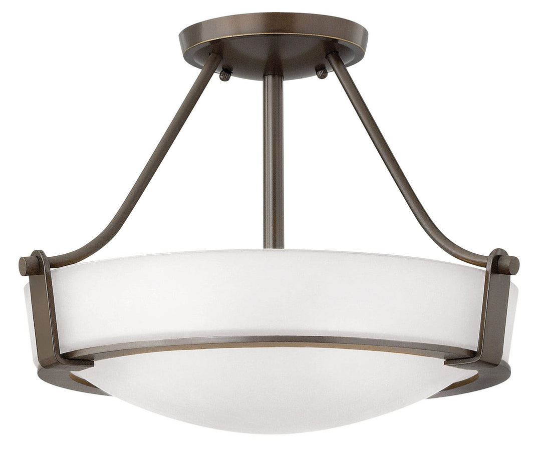 Hinkley-3220OB-WH-Olde Bronze / Etched Opal
