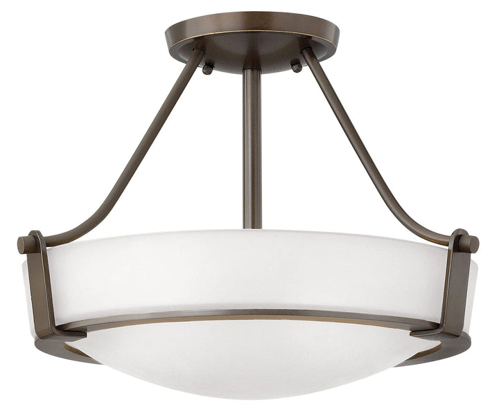 Hinkley-3220OB-WH-Olde Bronze / Etched Opal