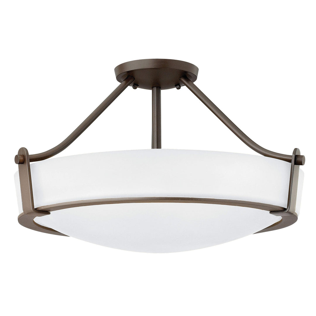 Hinkley-3221OB-WH- Olde Bronze / Etched Opal