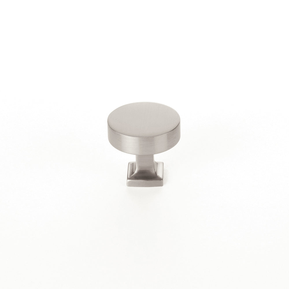 Schaub And Company Haniburton Round Knob with Square Base