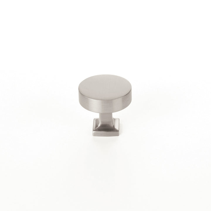 Schaub And Company Haniburton Round Knob with Square Base