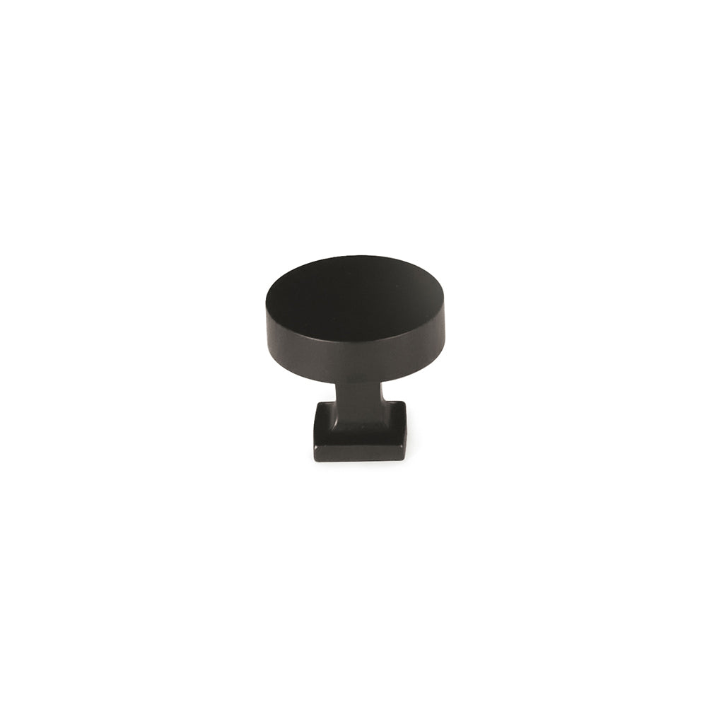 Schaub And Company Haniburton Round Knob with Square Base