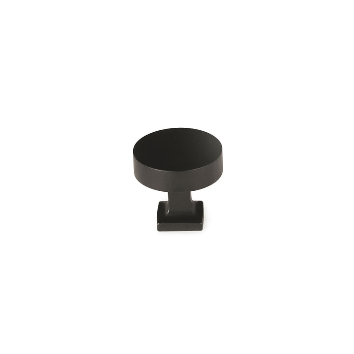 Schaub And Company Haniburton Round Knob with Square Base
