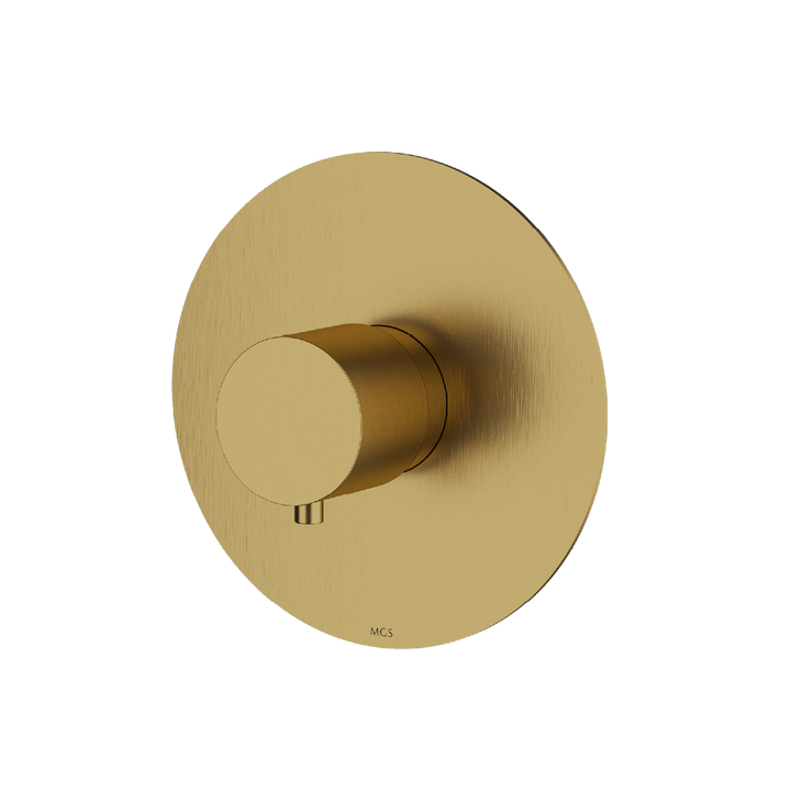 MGS Bagno Minimal Stainless Steel Thermostatic Trim