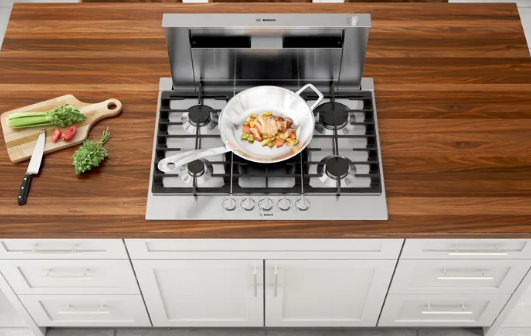 Bosch 36" Gas Cooktop 800 Series FlameSelect