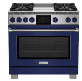 BlueStar Dual Fuel Range Burners With 12" Griddle
