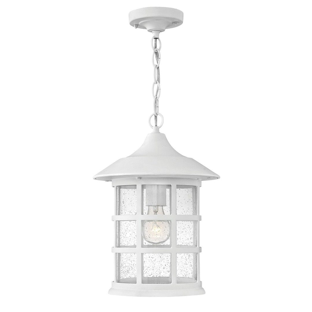 Hinkley Freeport 120V Aluminum Outdoor Pendant in Classic White