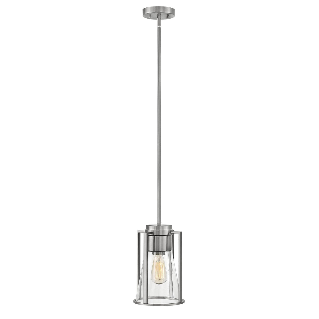 Hinkley Refinery Pendant in Brushed Nickel