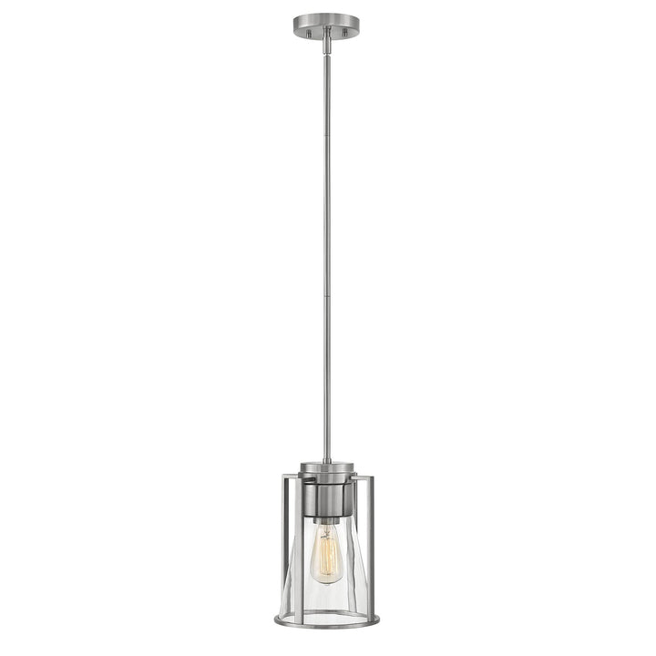 Hinkley Refinery Pendant in Brushed Nickel