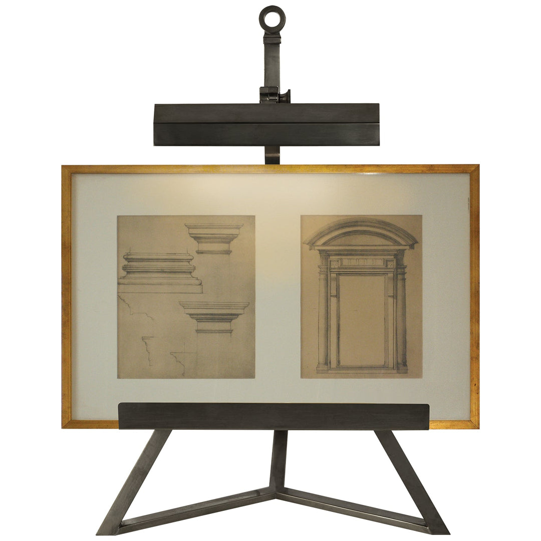 Visual Comfort Signature Estelle Display Lamp in Polished Nickel