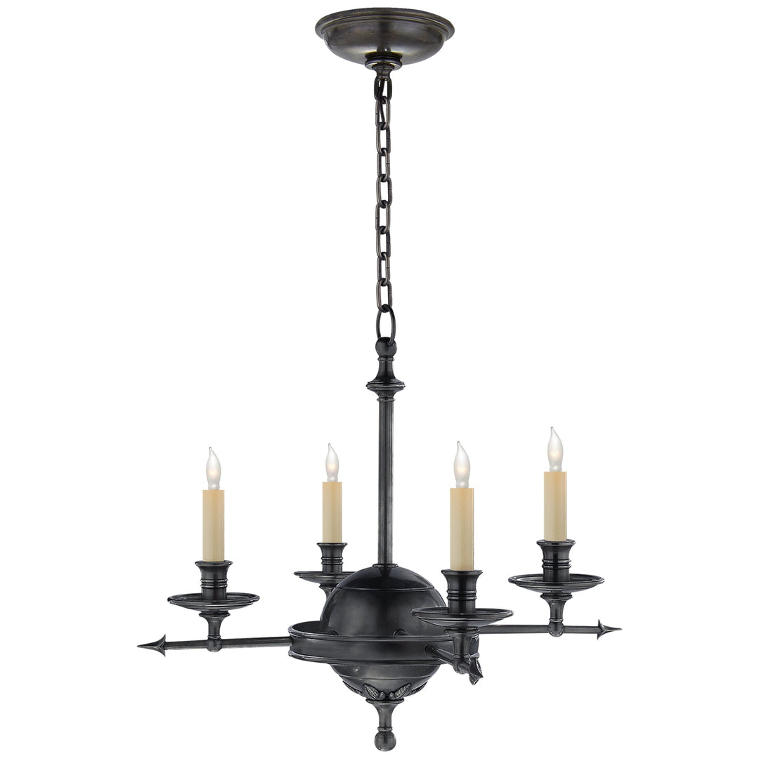 Visual Comfort Signature Leaf and Arrow Chandelier (view 3)
