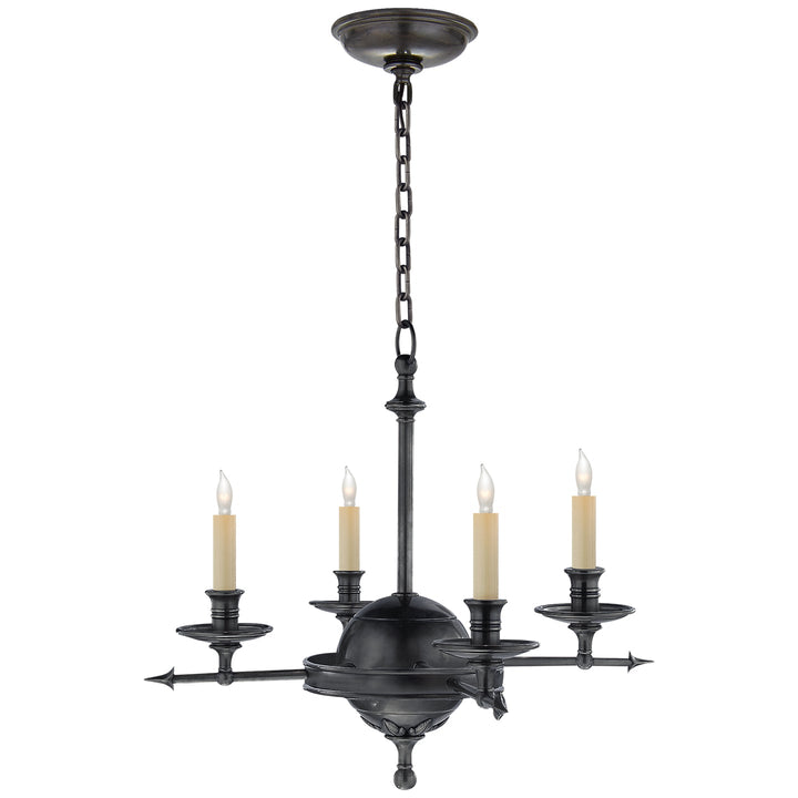 Visual Comfort Signature Leaf and Arrow Chandelier (view 3)