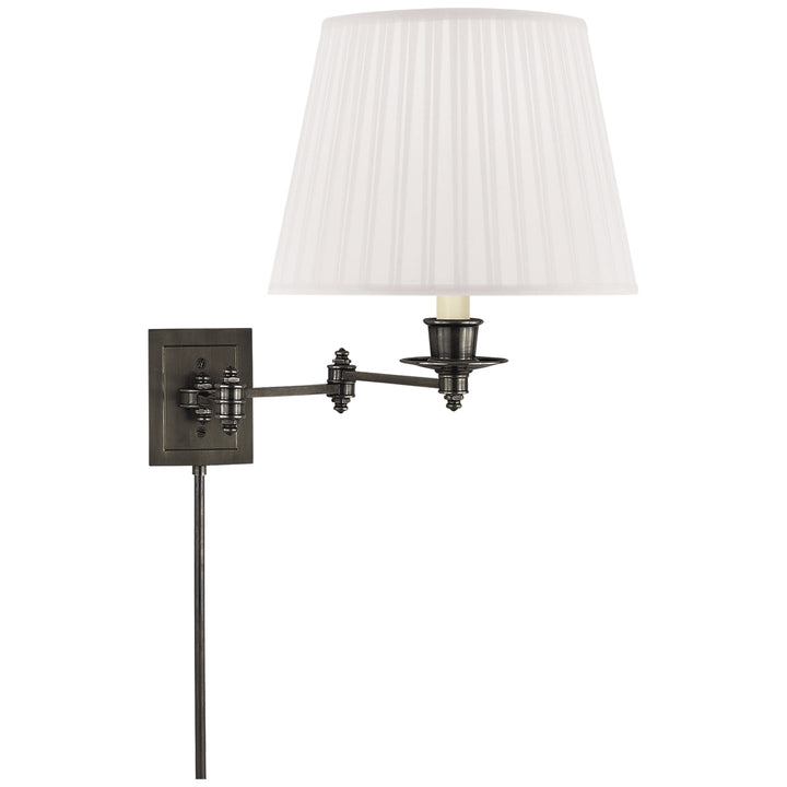 Visual Comfort Signature Triple Swing Arm Wall Sconce in Bronze