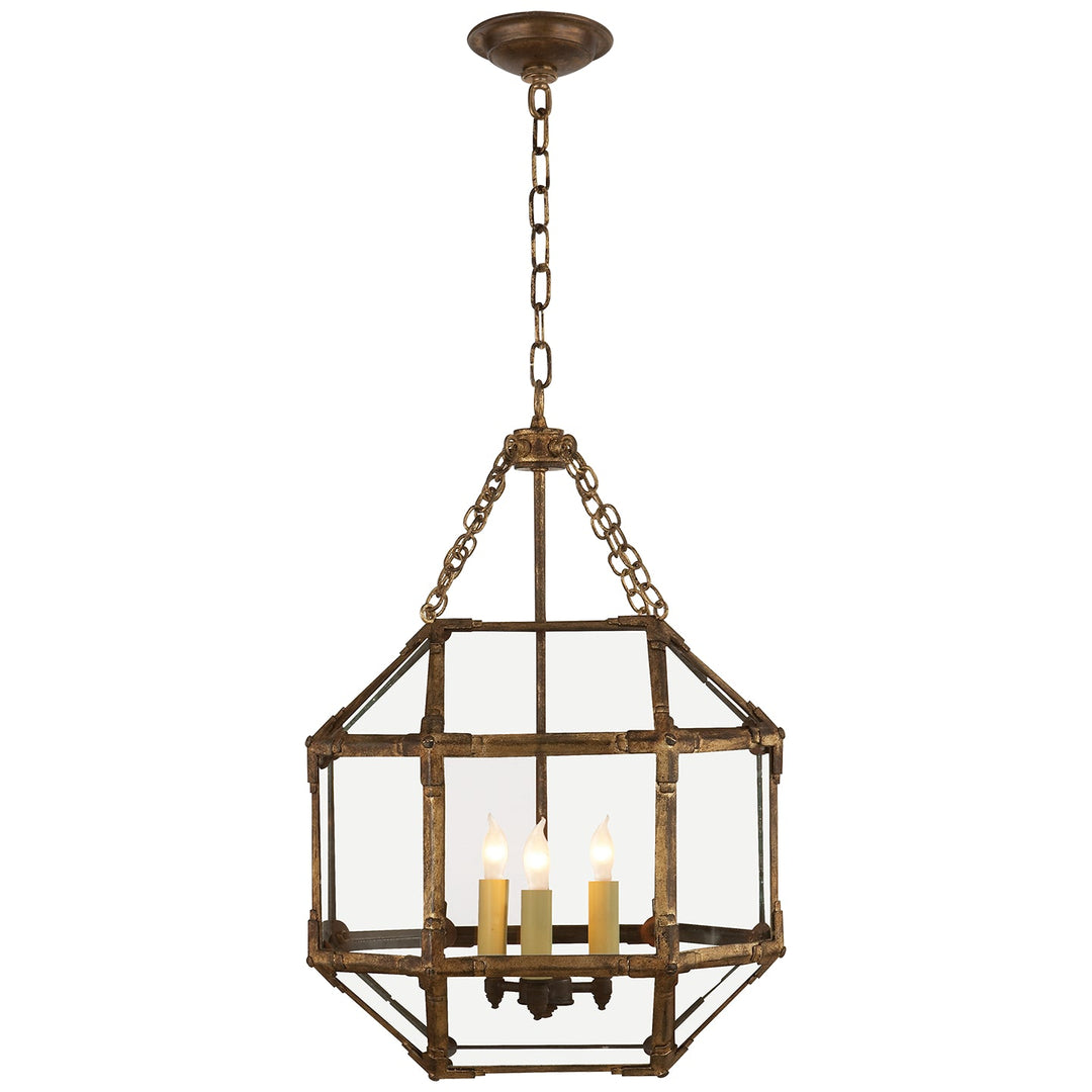 Visual Comfort Signature Morris Pendant in Gilded Iron