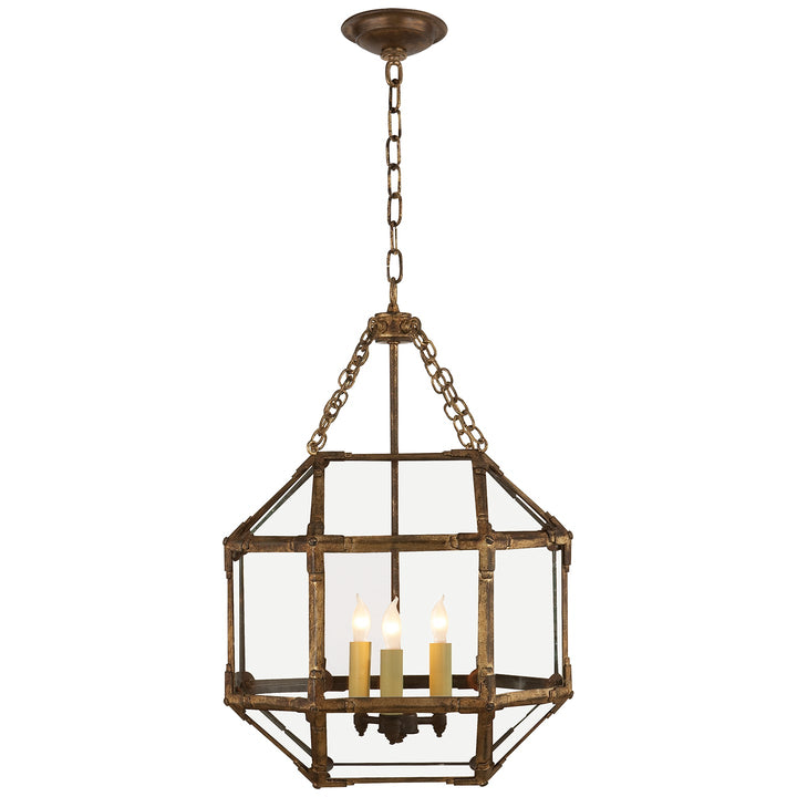 Visual Comfort Signature Morris Pendant in Gilded Iron