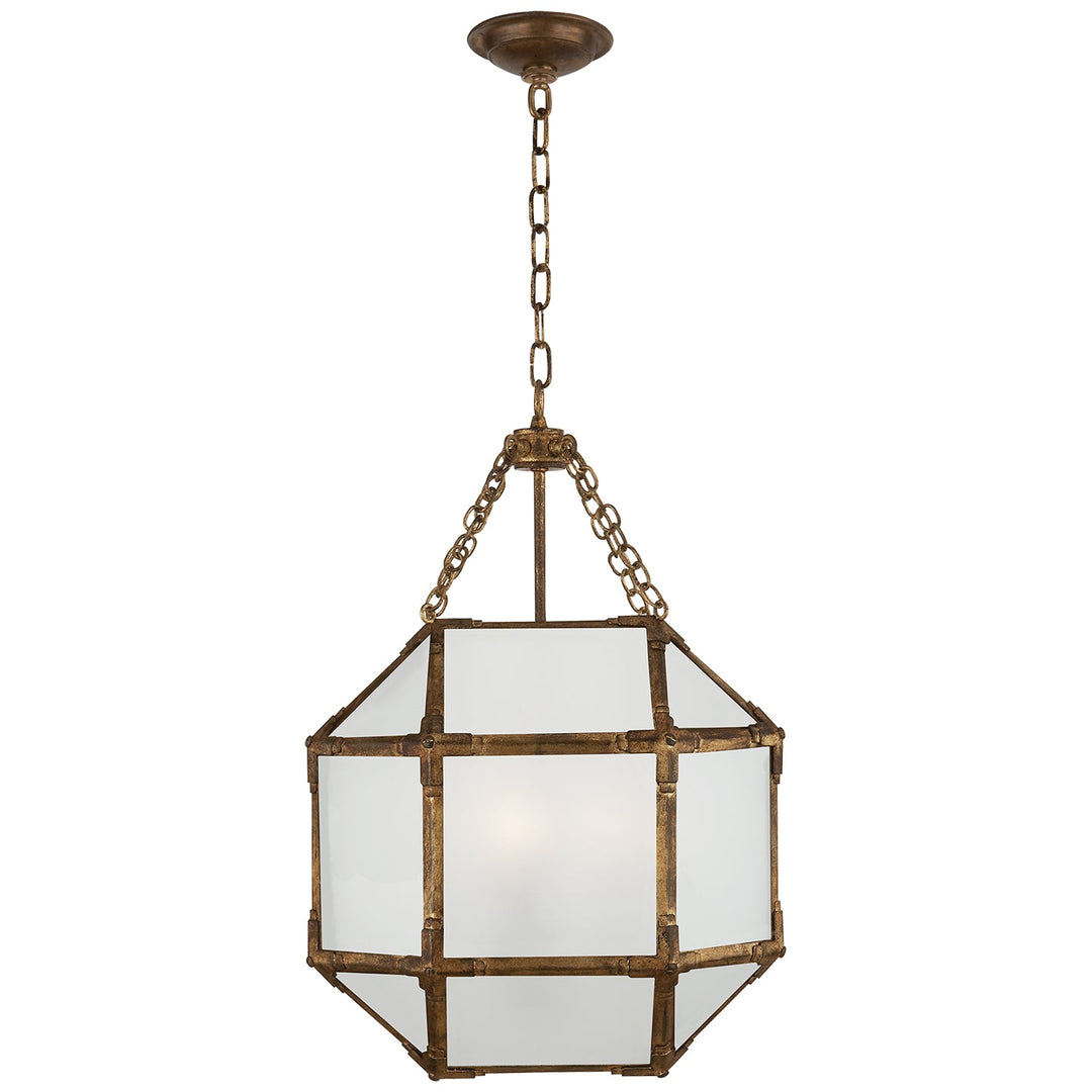 Visual Comfort Signature Morris Pendant in Gilded Iron (view 2)