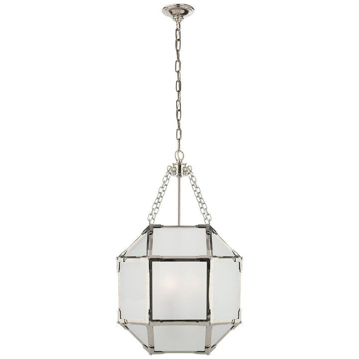 Visual Comfort Signature Morris Pendant in Polished Nickel (view 2)