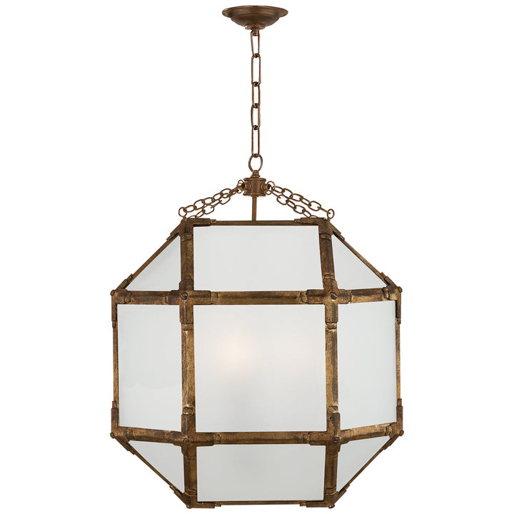 Visual Comfort Signature Morris Pendant in Gilded Iron (view 5)