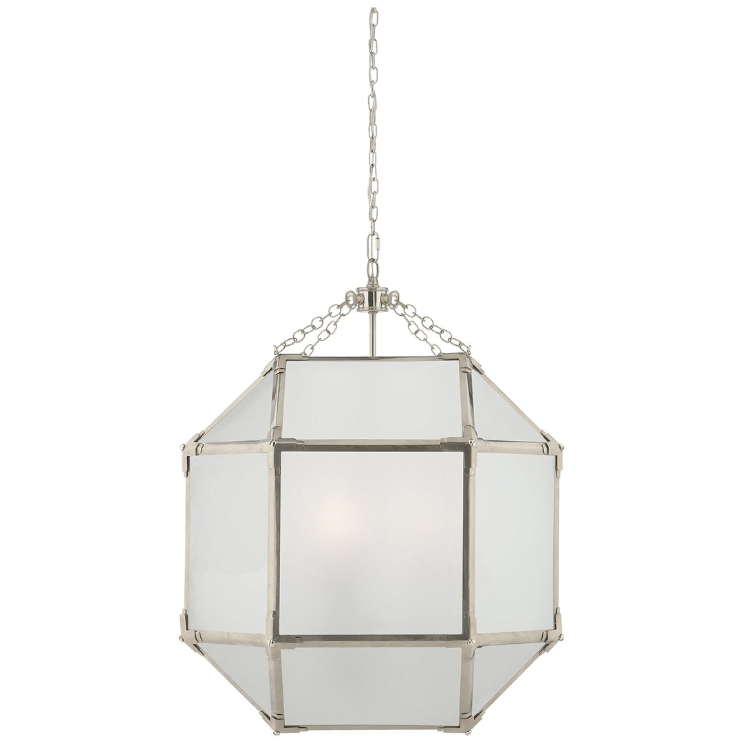 Visual Comfort Signature Morris Pendant in Polished Nickel (view 5)