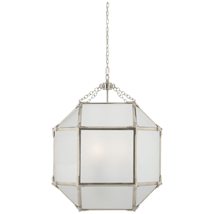 Visual Comfort Signature Morris Pendant in Polished Nickel (view 5)