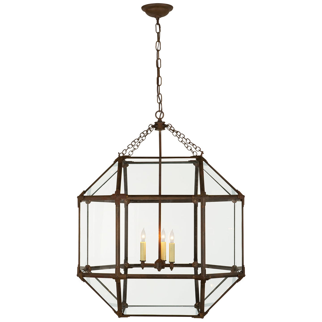 Visual Comfort Signature Morris Pendant in Antique Zinc (view 7)