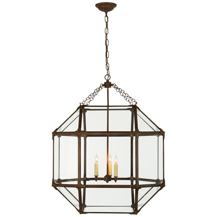 Visual Comfort Signature Morris Pendant in Antique Zinc (view 7)
